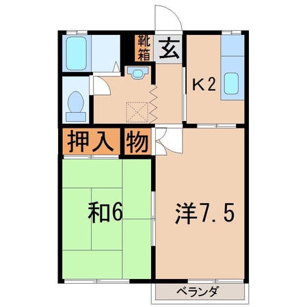 エレガンス赤橋の物件間取画像